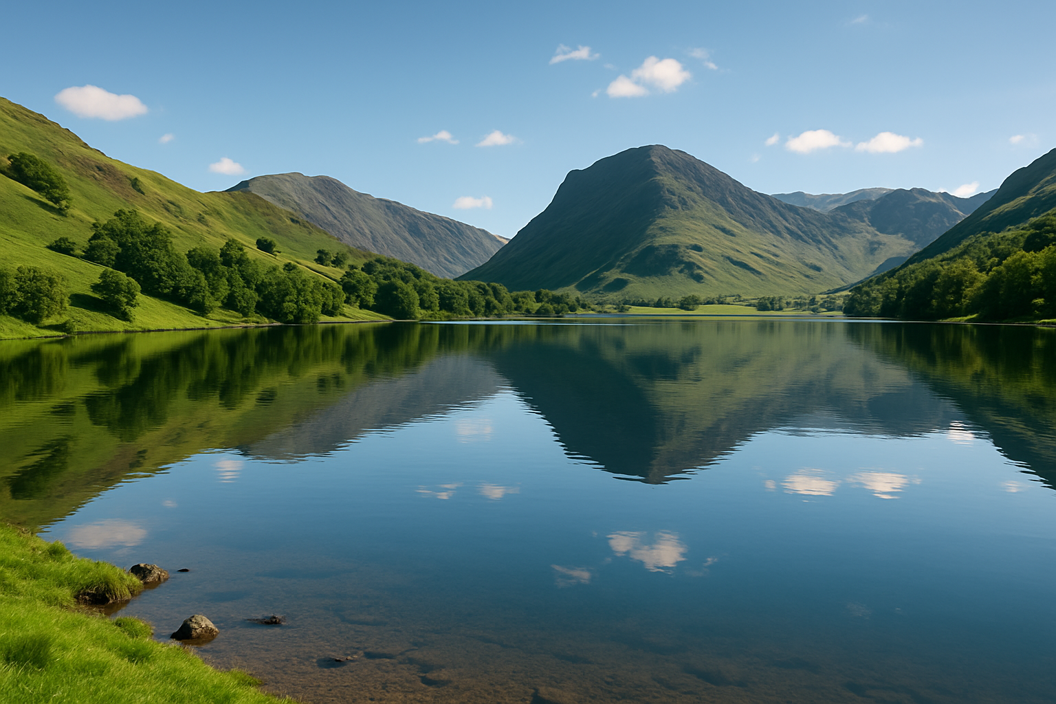Breathtaking scenery of the Lake District, a top destination for outdoor adventurers and nature lovers in England.