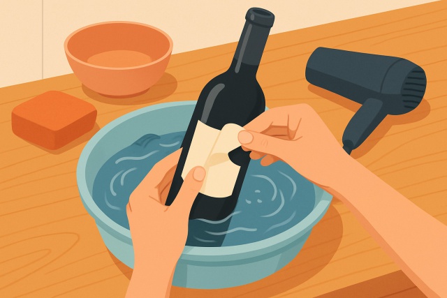 How To Get Label Off Wine Bottle Without Damaging Glass