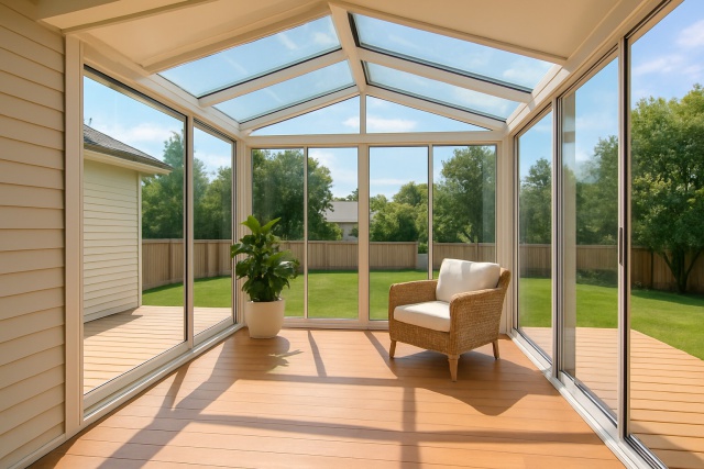 Turn Deck Into Sunroom To Create Extra Year Round Space