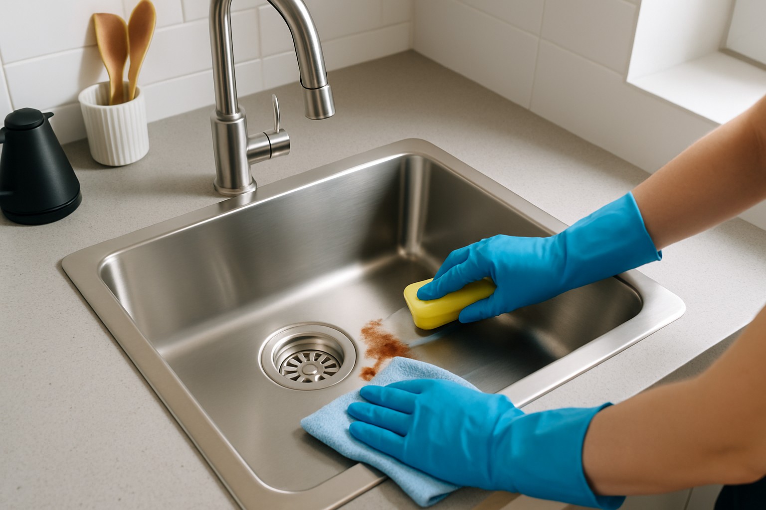 Rust On Stainless Steel Sink - How To Remove It Safely