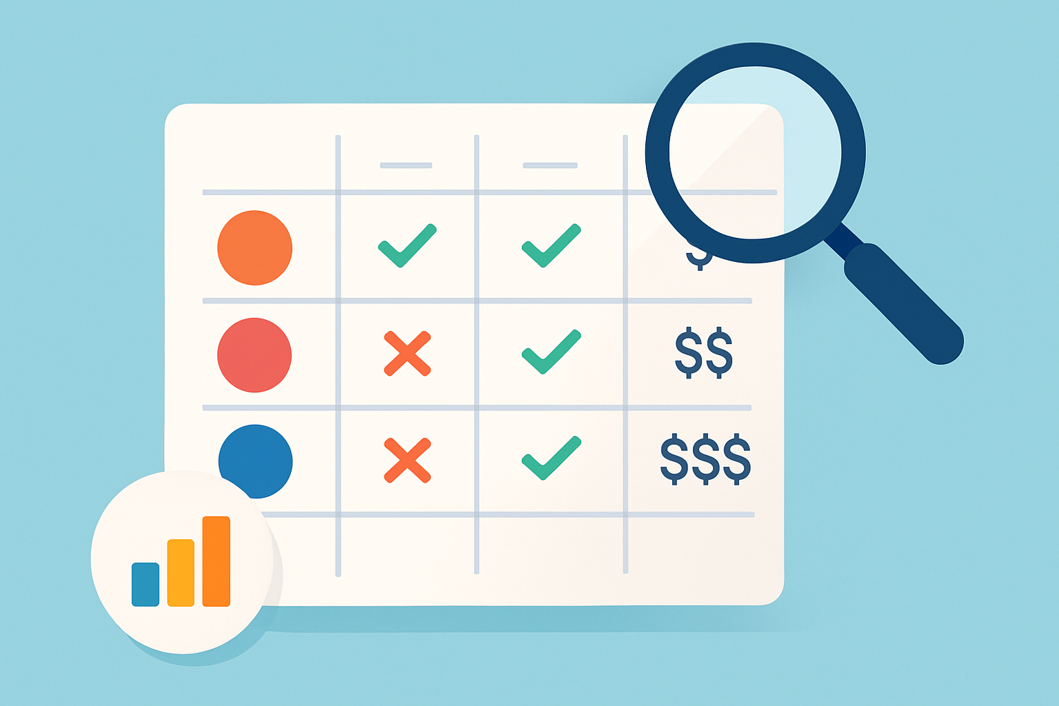 Visual comparison of Semrush versus other keyword research tools highlighting features and pricing