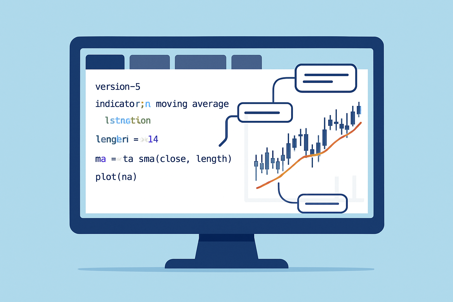 Example of Pine Script code in TradingView Pine Editor illustrating key concepts.